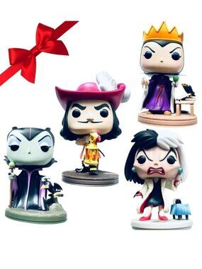 🖤 LOT of 4 Funko Pop! Disney Villains 🖤